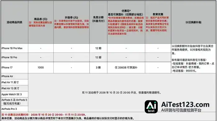 iPhone 18系列双11促销:Pro立减300元,苹果智能10月上线测试版(配图 3)