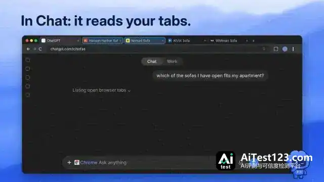 OpenAI把ChatGPT塞进Chrome:能跨标签页查资料,还能自己填表(配图 3)