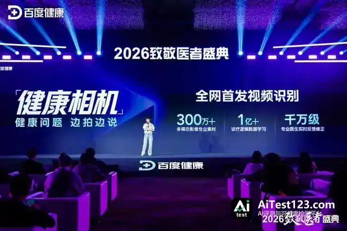 行业第一!百度健康AI服务MAU超5000万,发布好医矩阵和健康相机(配图 2)